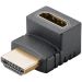 Adapter HDMI F-HDMI M  90° L 8K