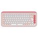 Logitech POP Icon Keys - bežična Bluetooth tastatura, US, roze
