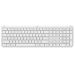 Logitech K950 - bežična tastatura bela, US raspored