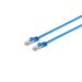 S-IMPULS RJ45 patchcable w. CAT 7 rawcable PIMF blue 3m