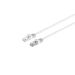 S-IMPULS RJ45 patchcable w. CAT 7 rawcable PIMF white 3m