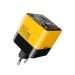 WEKOME WP-U39 - GaN punjač 65W sa displejom i USB-C kablom, žuti