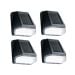 Modee WS120 - nazidna solarna LED lampa set 4 kom. dnevna svetlost