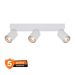 OSRAM 3xGU10 - Nadgradna spot lampa bela, aluminijum/čelik, IP20, maks. 3x6W