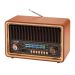 Prosto NS-8075BT - retro Bluetooth radio sa RGB osvetljenjem, AM/FM/SW i punjivom baterijom