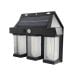 Solarna nazidna LED lampa sa senzorom pokreta 2W 1800lm IP44 tri filament LED
