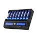 XTAR VC8S - Punjač 8 akumulatora Li-ion/Ni-MH sa LCD ekranom, maks. 2x3A