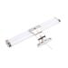 Zidna LED svetiljka E201791 - 6W hladno bela, hrom/bela, IP44