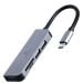 Gembird UHB-CM-CRU3P1U2P2-01 - USB-C hub 3 porta (USB 3.1 + USB 2.0) sa čitačem SD kartica