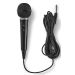 Nedis MPWD01BK - dinamički karaoke mikrofon 6.35mm, kabl 5m