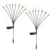 Home 13489-11426 - solarna RGB baštenska LED lampa 8 LED set 2 kom.