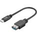 Kabl USB 3.1 C - USB 3.0 A 0.2m 67894