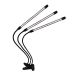 PROSTO LB-TCL-03/RB trostruka LED lampa za biljke 12W - stipaljka, tajmer, USB