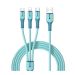Xwave USB kabl 3u1 - USB-A na Lightning/USB-C/Micro USB, 65W, 1.5m