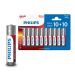 Philips AA LR6 – alkalne baterije, pakovanje 10+10