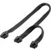 Goobay Y-adapter 8-pin M - 2x 6+2-pin M