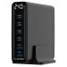 Gembird TA-UC-2A4C-PD240-01-BK - 6-portni GaN USB punjač 240 W