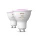 Philips Hue White & Color Ambiance GU10 pametna LED sijalica (2 kom.)