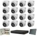 Hikvision komplet 16 turret kamere 8Mpix