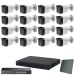 Dahua IP komplet 16 bullet kamere 6Mpix