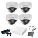Hikvision komplet 4 dome kamere 2Mpix