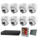 Dahua 2Mpix komplet 8 eyeball kamera  