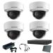 Hikvision komplet 4 dome kamere 5Mpix