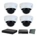 Dahua IP komplet 4 dome kamere 8Mpix