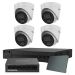 Hikvision IP komplet 4 turret kamere 2Mpix
