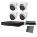 Hikvision IP komplet 4 turret kamere 5Mpix