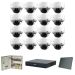 Dahua komplet 16 dome kamere 2Mpix