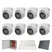HikVision ColorVu komplet 8 turret kamera 2Mpix