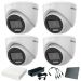 HikVision FHD komplet 4 turret kamere 2Mpix