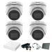 HikVision komplet Lite 4 turret kamere sa mikrofonom 5Mpix i prepoznavanjem lica