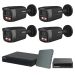Dahua IP komplet 4 Full-Color kamere 4Mpix (crne)