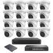 Hikvision IP komplet 16 turret kamere 4Mpix