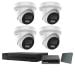 Hikvision IP komplet 4 turret kamere 6Mpix