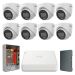 HikVision FullHD komplet 8 turret kamera 2Mpix