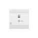 Audac NWP400/W - Mrežni ulazni panel USB Type-C + Bluetooth, beli EU