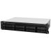 Synology RackStation RS1221+; Rack 2U, 8-bay 3.5&#039;&#039;/2.5&quot; SATA HDD/SSD, AMD Ryzen V1500B 4-core 2.2GHz; 4GB DDR4 ECC SODDIM,2x Memory slots; 4x RJ-45 1GbE LAN Port; 2x