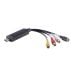 Video adapter USB 2.0 - Mini DIN4 i RCA EasyCap