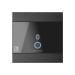 Audac WP220/B - Zidni panel sa Bluetooth prijemnikom 80×80mm, crni, EU