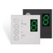 Audac DW4018/B - Zidni panel kontroler Bticino format, crni
