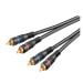 HQ Kabl 2x RCA m - 2x RCA m 1.5m-5m