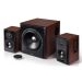 Edifier S350DB - 2.1 zvučnici 150W, BT, optika, koaksijalna, RCA, AUX, drveni, braon