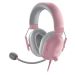 Razer BlackShark V2 X - gaming slušalice sa mikrofonom, 3.5mm, roze
