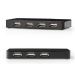 Nedis UHUBU2730BK – USB 2.0 hub sa 7 portova
