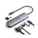 Anker Nano USB-C Hub 7u1 - HDMI 4K, SD/microSD, PD, sivi