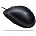 Logitech B110 Silent – optički žični miš, crni