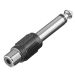 Audio adapter RCA f - 6.3mm MOm (mono) AC4